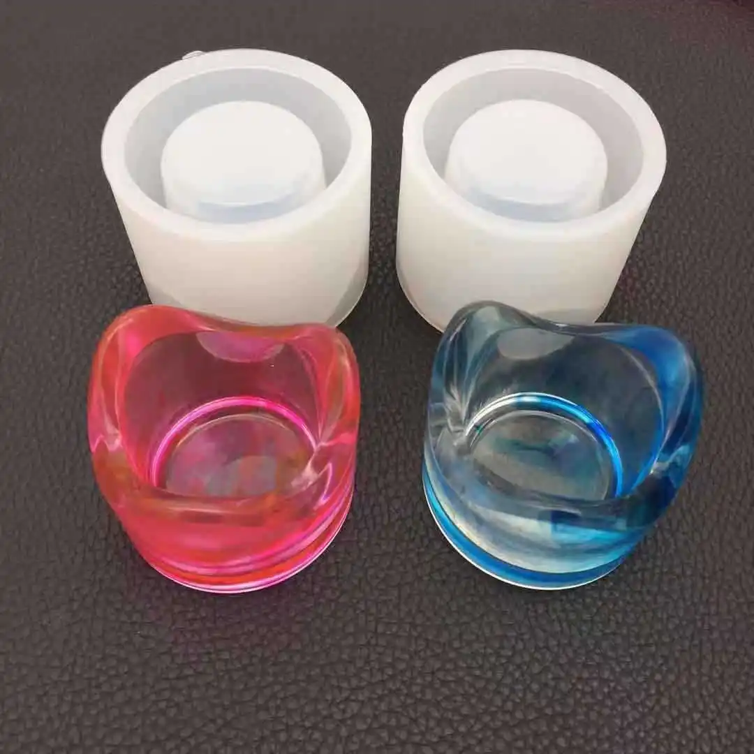 Не такая длинная прозрачная эпоксидная форма сделай сам подсвечник для