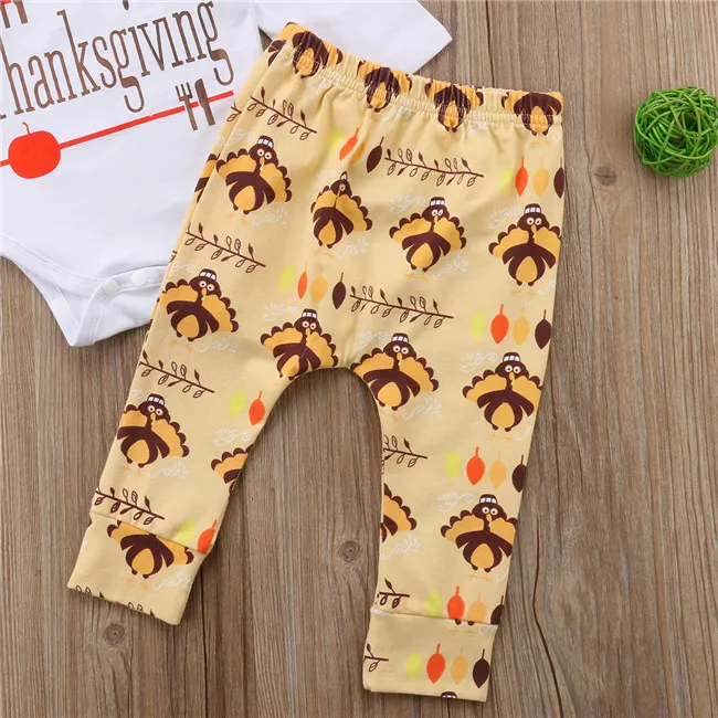 Новый комплект одежды на День Благодарения из 4 предметов повязка голову для