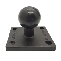 aluminum square mount base with ball head for ram mount for garmin zumotomtom ball head mount