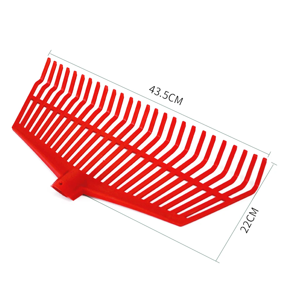 Odorless Courtyard Replacement Plastic Non-toxic Gardening Tools Lawn Practical Portable Grass Rake 26 Teeth Agricultural