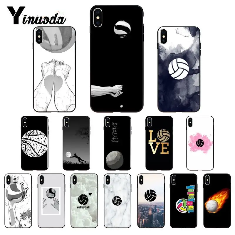 Yinuoda я люблю волейбол новинка чехол для телефона Fundas iPhone 8 7 6 6S 5 5S SE XR X XS 11 Pro