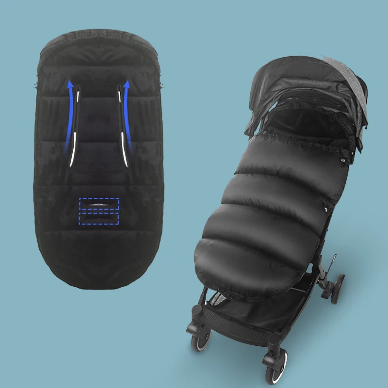 

Спальный мешок для детской коляски, мешок для детской коляски, чехол для ног, теплый зимний конверт-кокон с мягкими пальцами, спальный мешок для автомобильного сиденья
