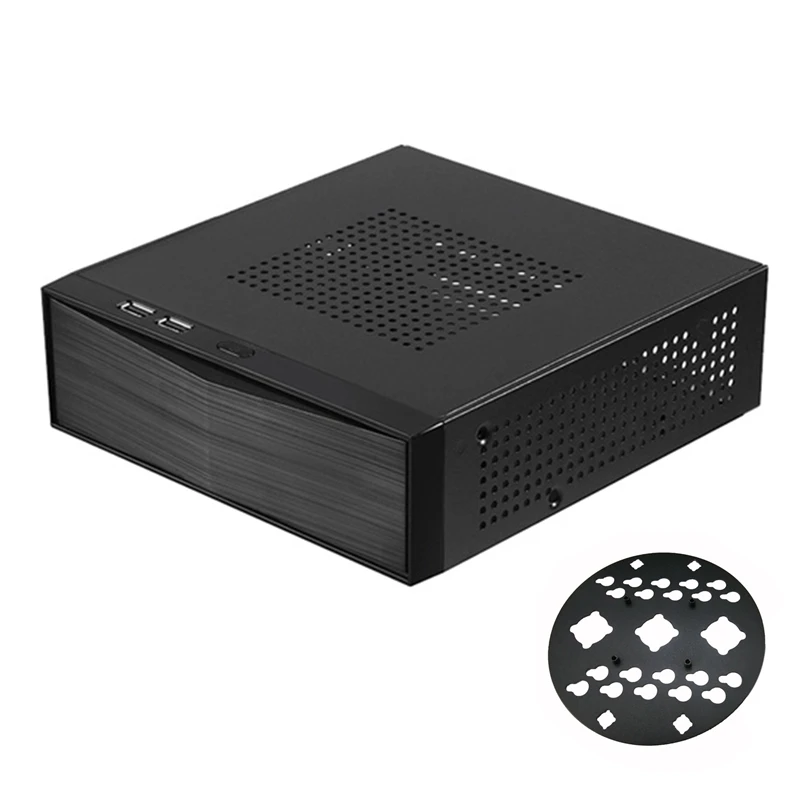 Шасси M05 Mini ITX с задним кронштейном HTPC чехол USB2.0 шасси управления для офиса |