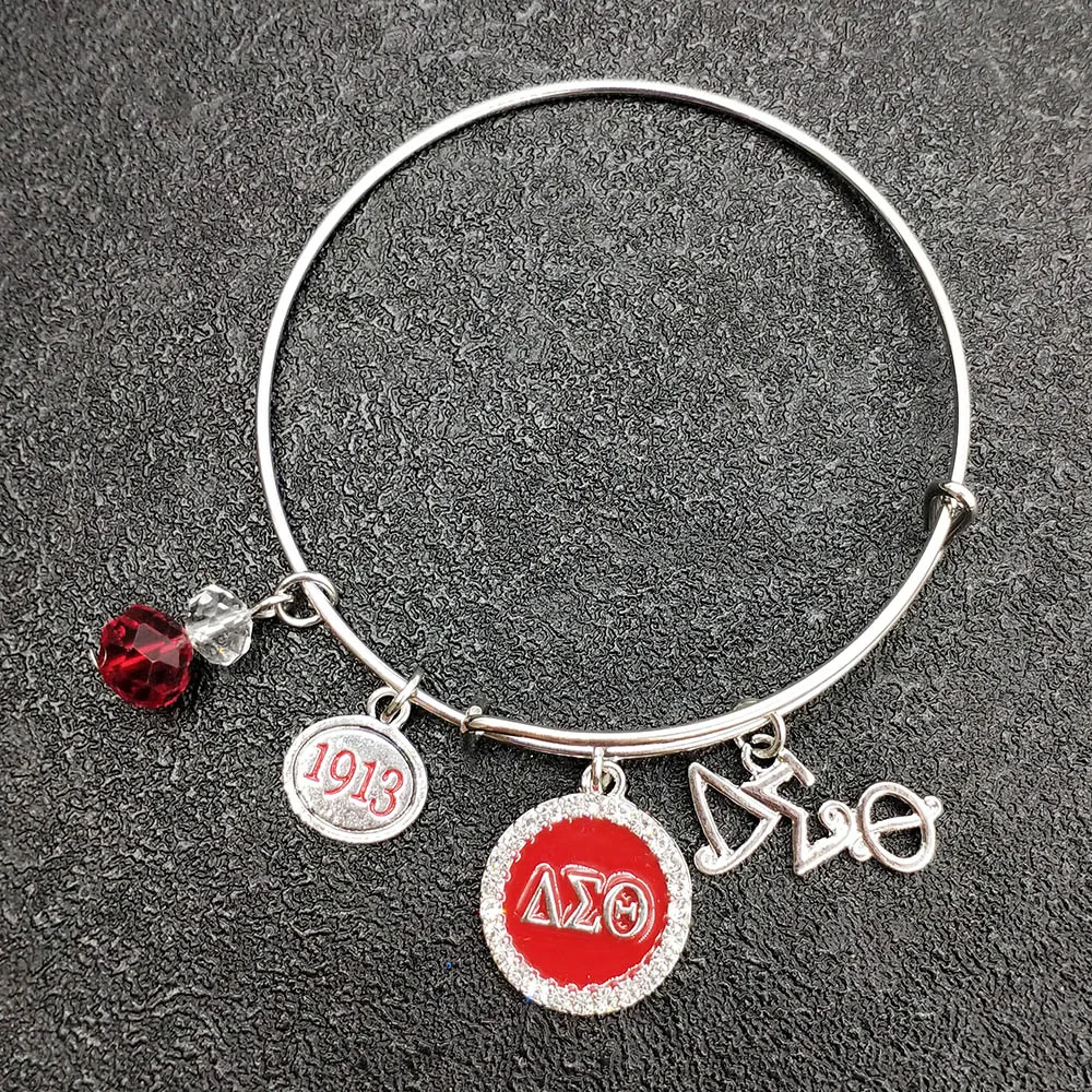 Ручная работа Искусственный Красный Кристалл греческая буква 1913 Handsigh Oooop