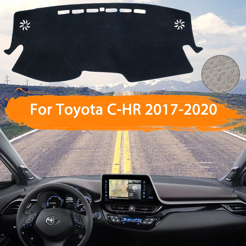 

For Toyota C-HR 2017 2018 2020 CHR Decorative Dashboard Cover Dashmat Avoid ligh Rug Sun Shade Carpet Car Accessories Exterior