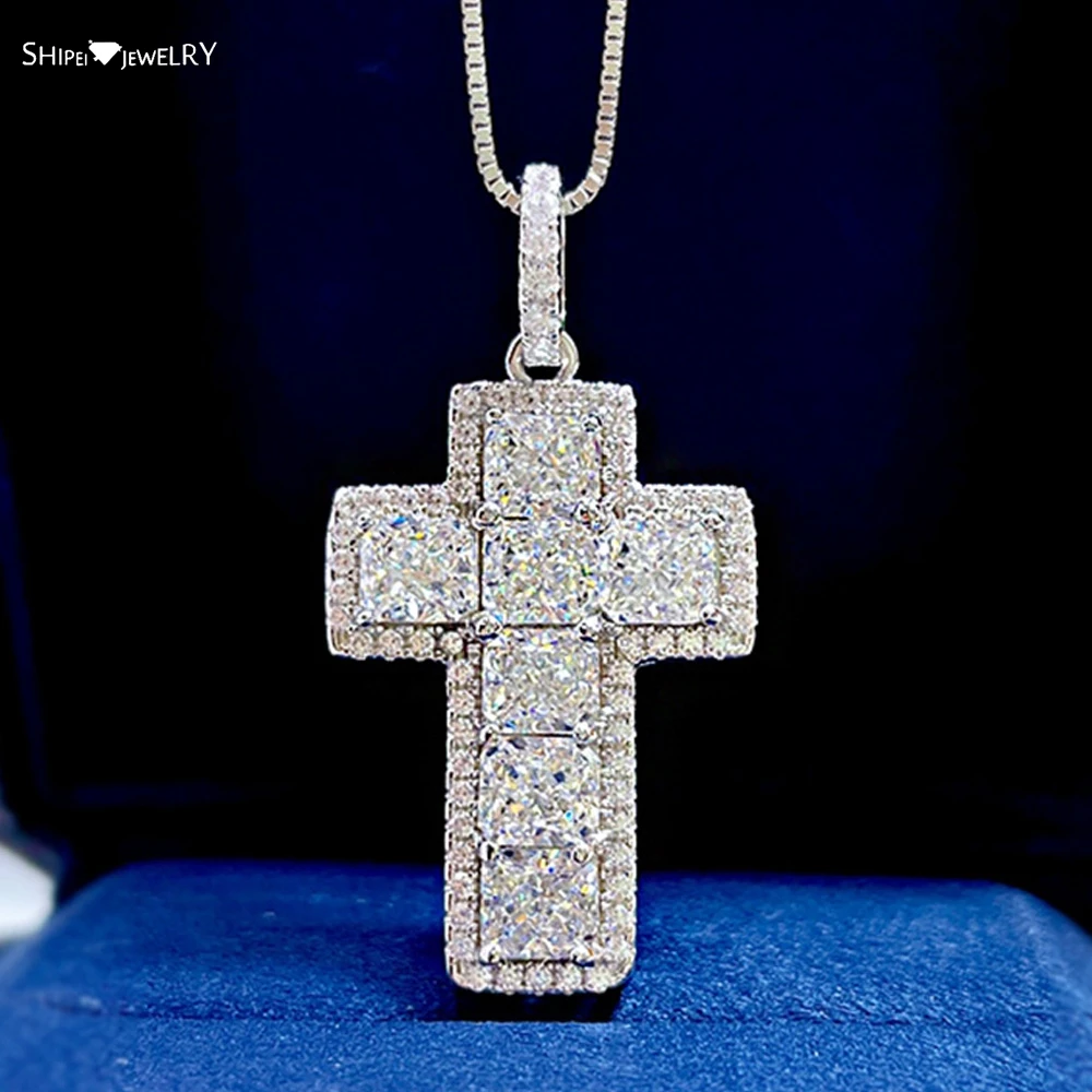 Женский кулон из серебра 925 пробы с муассанитом | Украшения и аксессуары