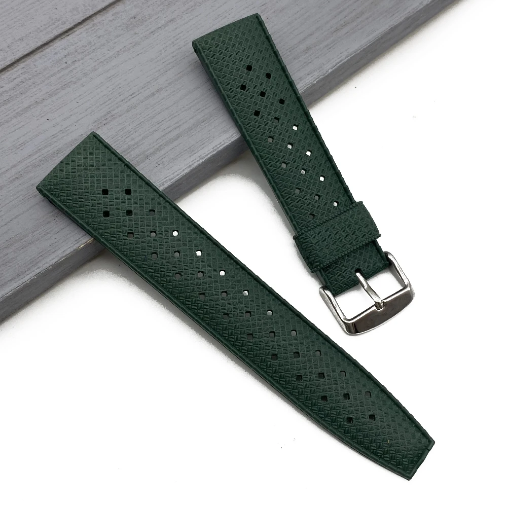 Тропический силиконовый резиновый ремешок 20 мм 22 для часов Seiko SRP777J1 водостойкий