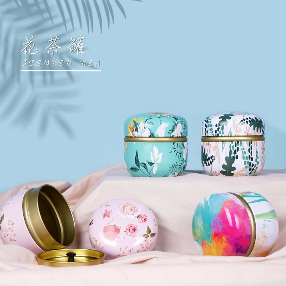 1 шт. 60 г Мини жестяная коробка для хранения Маленький Пустой горшок стандартные