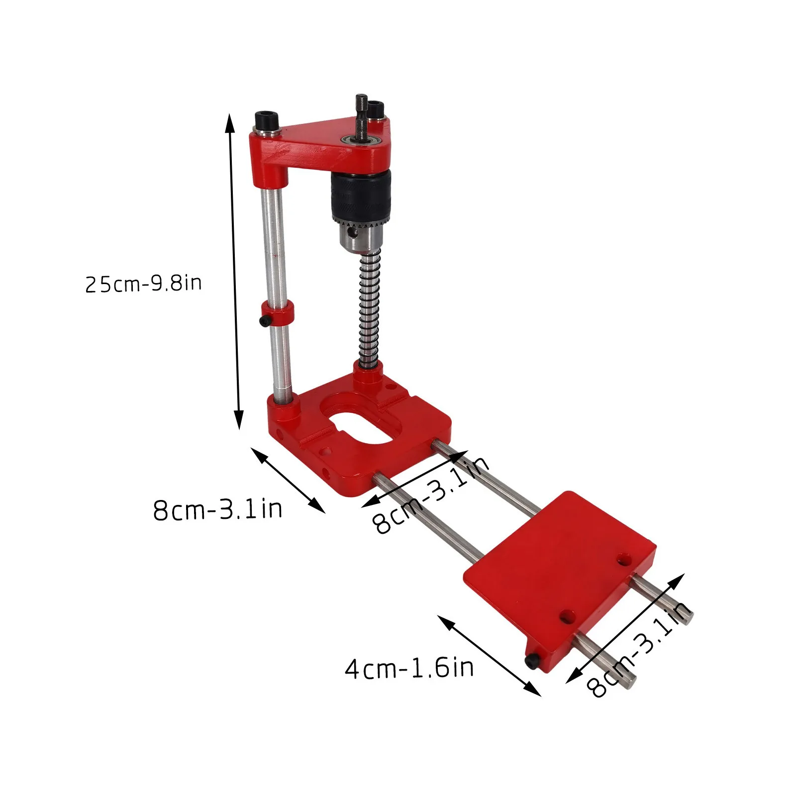 

Woodworking Positioning Tool Portable Drill Locator Woodpeckers Precision Positioner Wood Boring Machine Machinery Tool