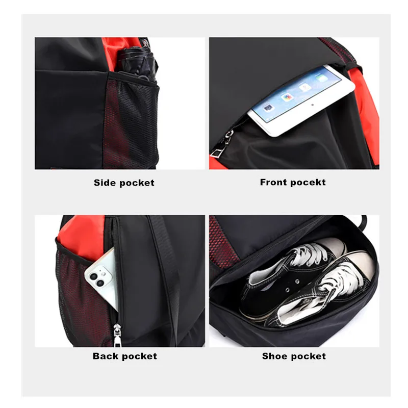 Мужская модель 2022 большая Легкая спортивная сумка для фитнеса пляжная обувь