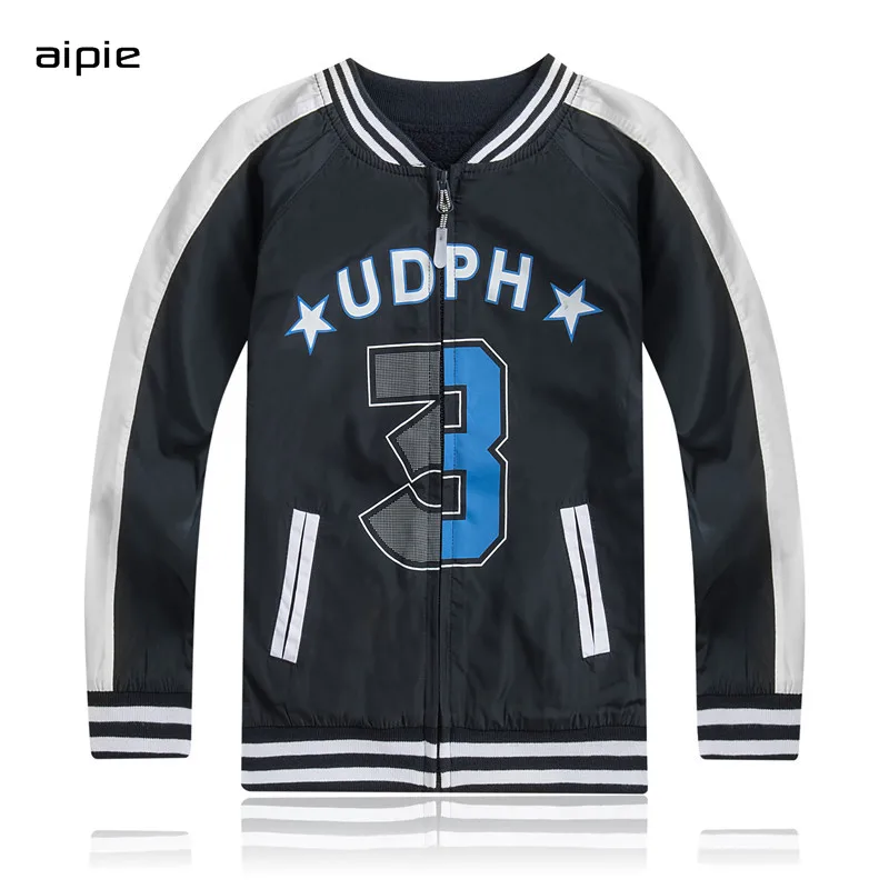 Весенне осенние детские бейсбольные куртки в европейском и американском стиле с