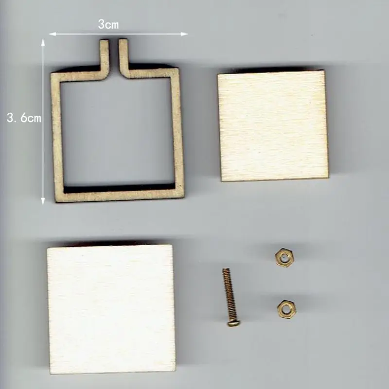 Милая Мини-обрамленная обруч разнообразные ручки круглая перекрестная рамка