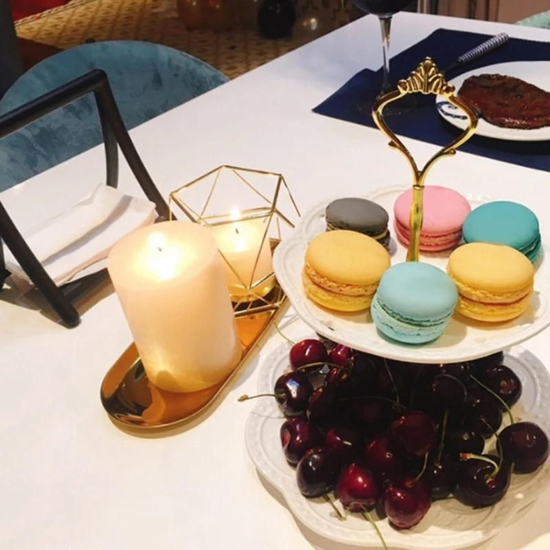 6 шт 3D цветочные горшки подсвечники дома романтический прочный Свадебные