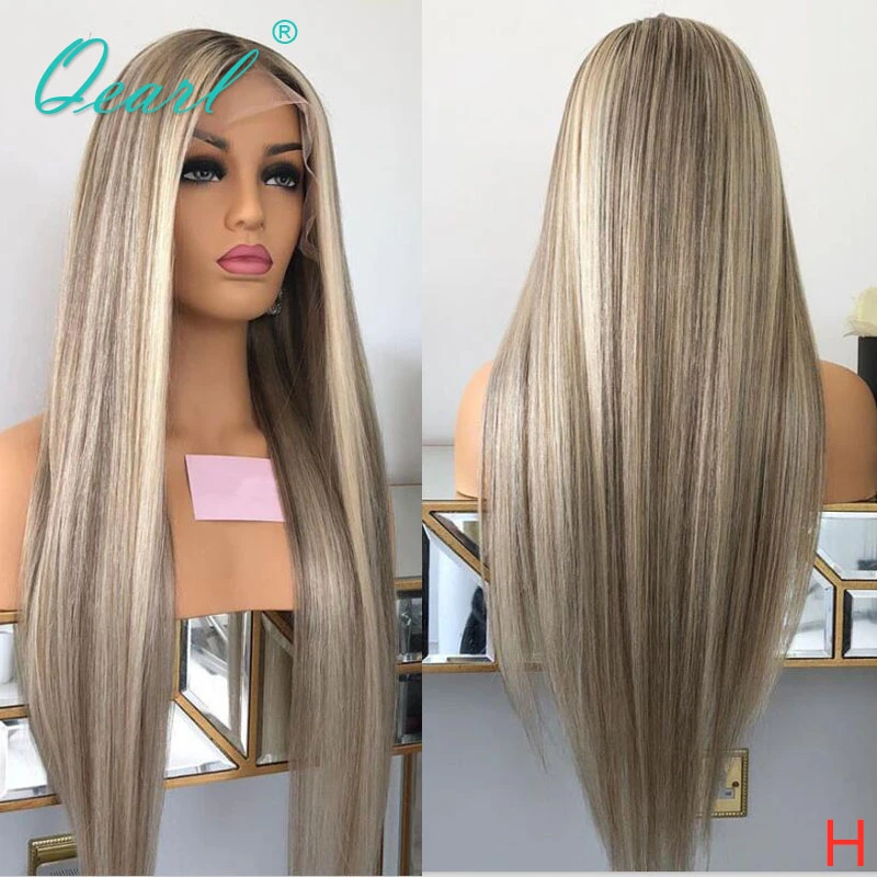 13x6 Hd Lace Front Wig Straight Women Human Hair Frontal Wig 180% Cheaper Qearl