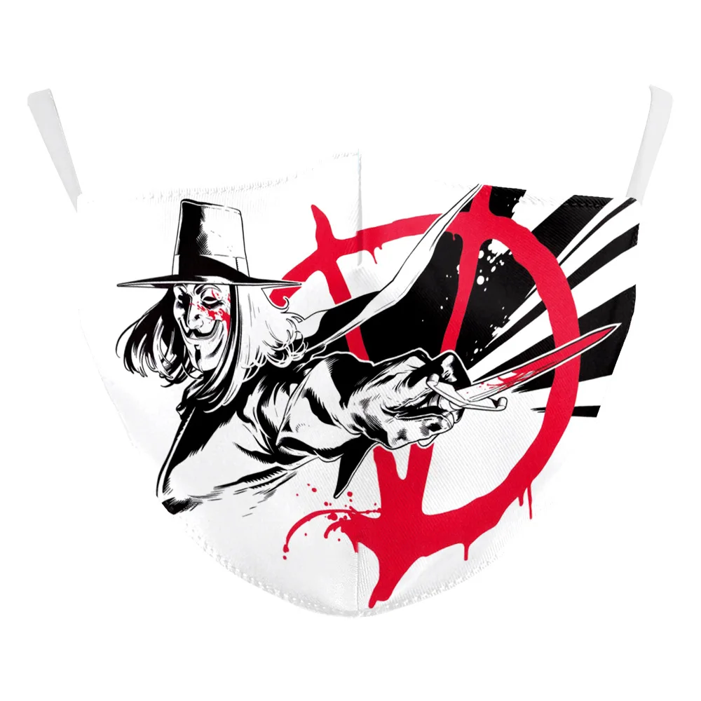 Пылезащитная маска для лица косплея V вендетты маски взрослых с фильтром