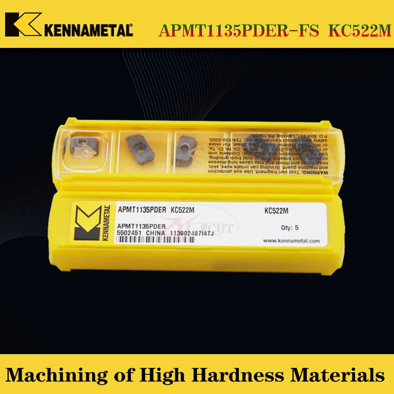 Фрезерные Вставки kennametal APMT1135PDER KC725M SPMIC9 KC522M KCPK30 из нержавеющей стали с высокой