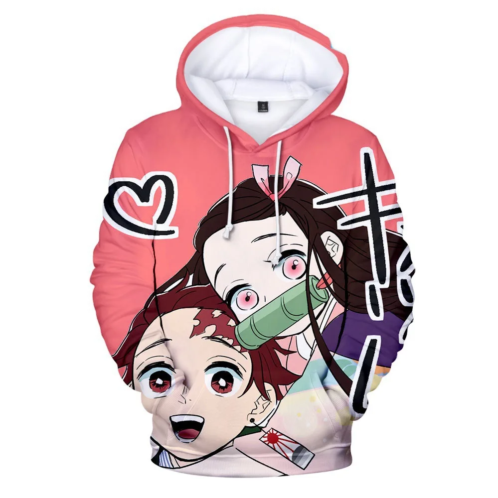 

3d Child Hoodie Japan New Anime Demon Slayer Blade Hoodies Sweatshirts Sudaderas Harajuku Streetwear Women Men Clothing Clothes