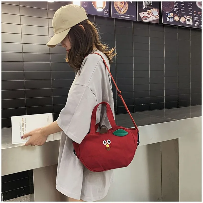 

Women Bag Handbags Soft Canvas Bag Large Capacity Women Shopping Bag Casual Hasp Ladies One Shoulder Bags
