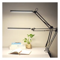 12w folding metal clip desk lamp with plug night lights with metal clips eye protection desk light light fixtures lampe de table