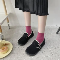 slip on shoes for women soft casual female sneakers flats round toe all match autumn slip on new moccasin winter dress fall leis