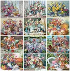 EverShine 5D DIY Алмазная живопись полная площадь Алмазный цветы вышивка крестом Алмазная вышивка пион страз мозаика декор для дома