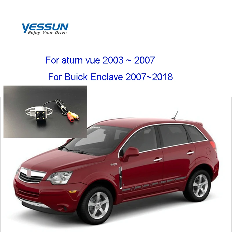Yessun 1280*720P камера заднего вида для saturn vue 2003 2004 2005 2006 2007 ночного видения CCD