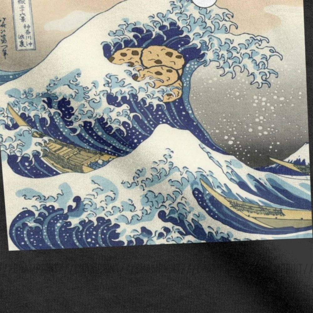 Модная футболка с изображением печенья и монстра забавная одежда в стиле