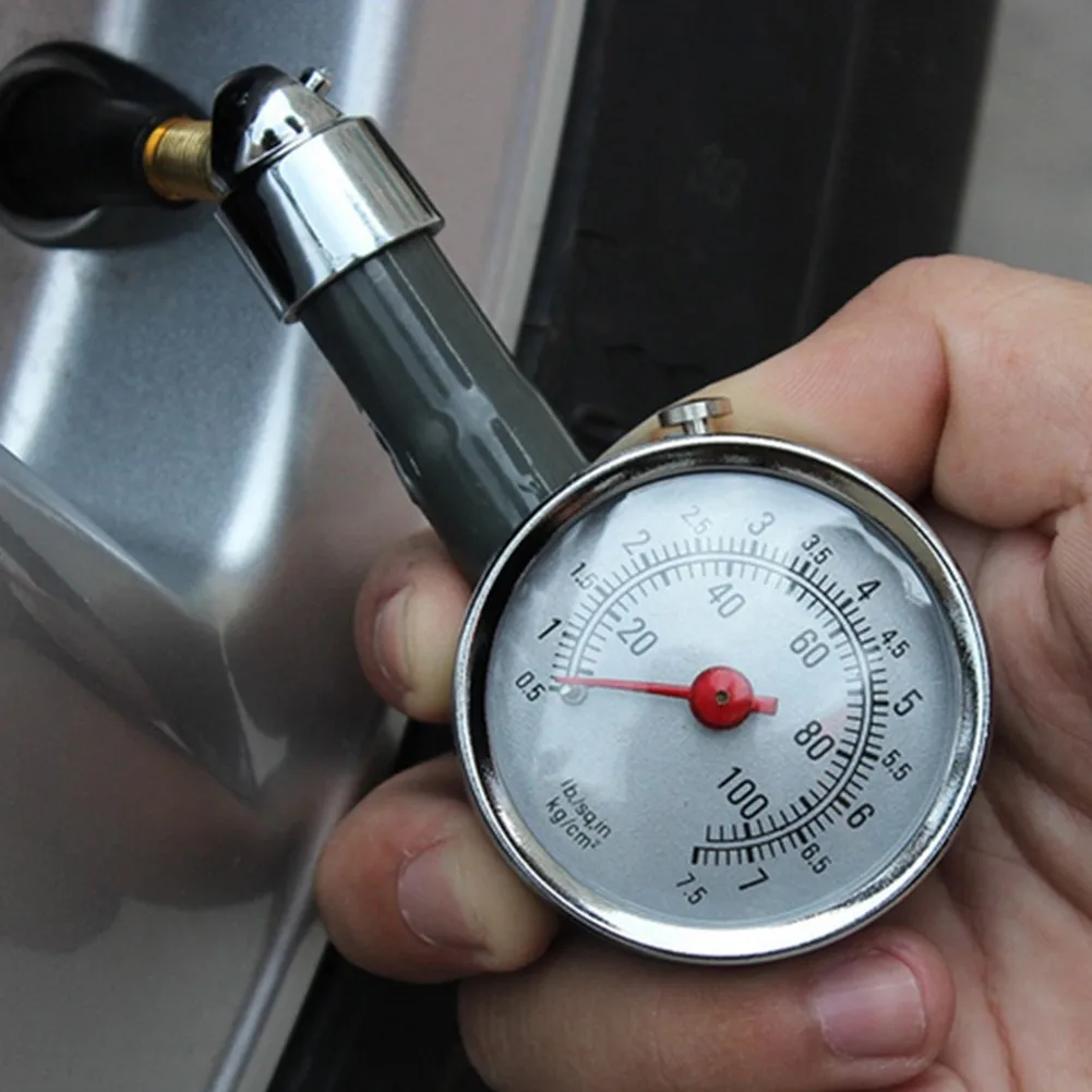 

Metal Campervan Car Tire Pressure Gauge Air Pressure Meter Tester Diagnostic Outdoor Camping High-precision Pressure Monitor