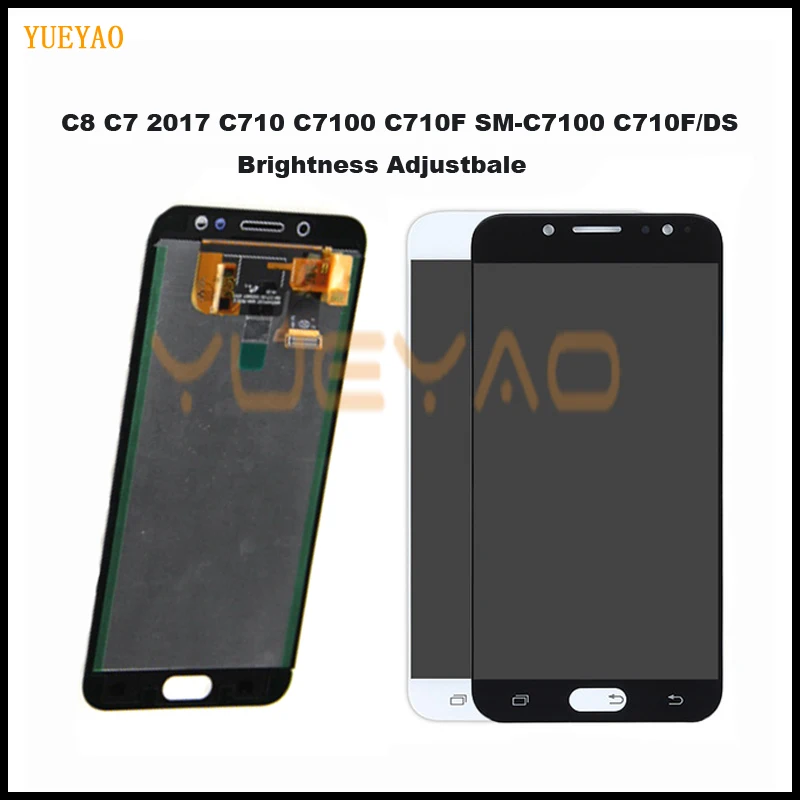 Дисплей для SAMSUNG GALAXY C8 LCD C7100 дисплей сенсорный экран дигитайзер сборка C710F Замена 5
