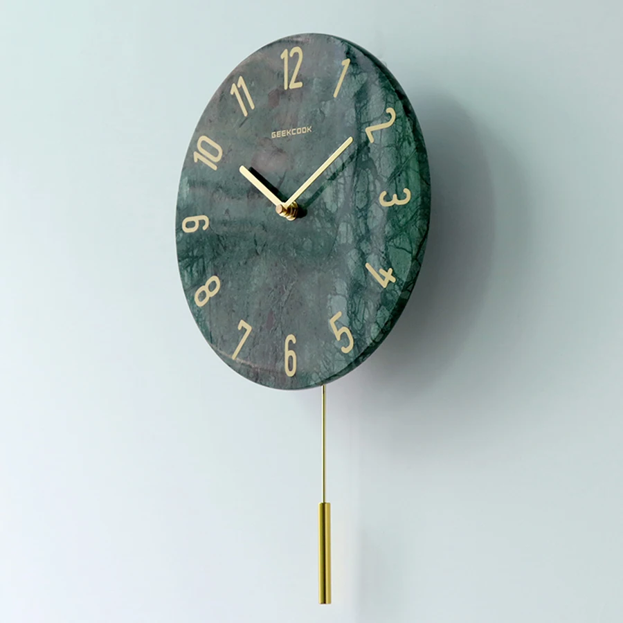 Винтажные большие маятниковые настенные часы Роскошный Современный дизайн для