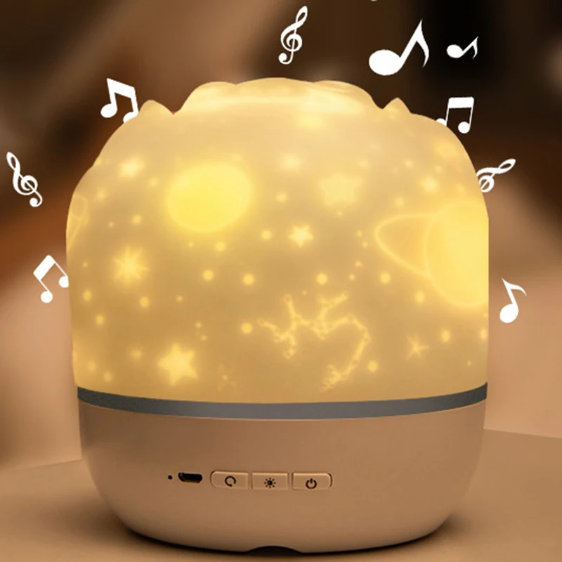 Ночник-проектор Star Night Light с поворотом на 360 градусов многофункциональная