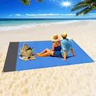 Пляжное одеяло с защитой от песка пляжные полотенца коврик с защитой от песка карман для пикника защита от ветра