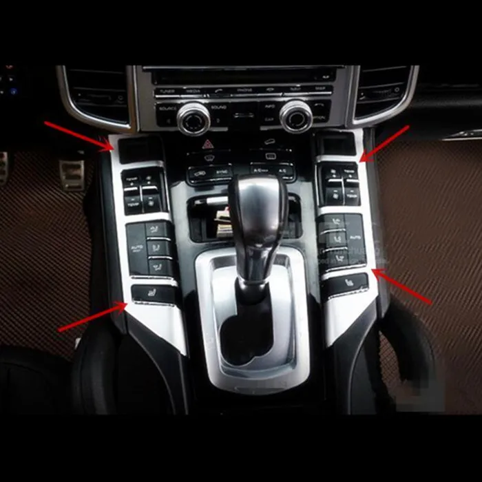 Декоративная рамка для кнопок переключения передач на центральной консоли 2 шт.