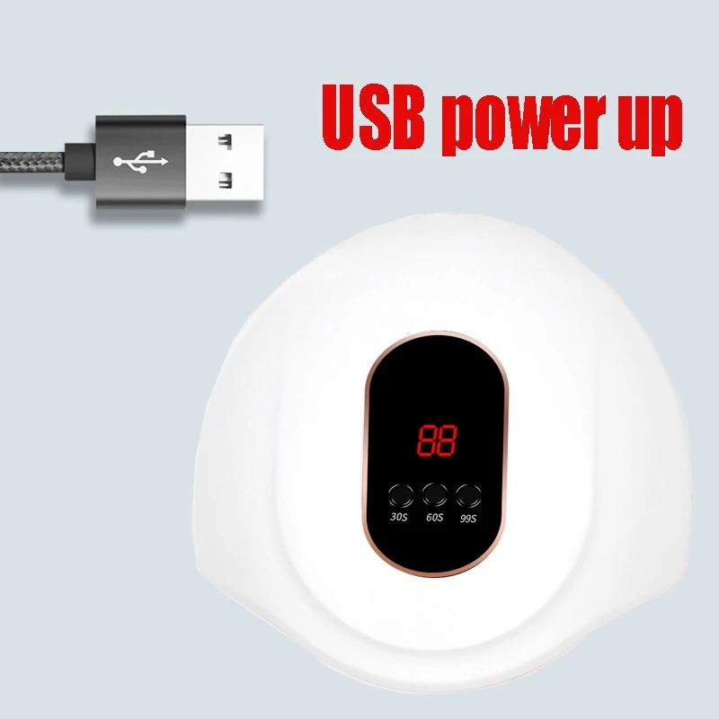 

Nail Gel Fast Dryer UV Led Lamp Nail Dryer 54W for All Types Gel 18LEDs Lamp for Nail Art Manicure Tools