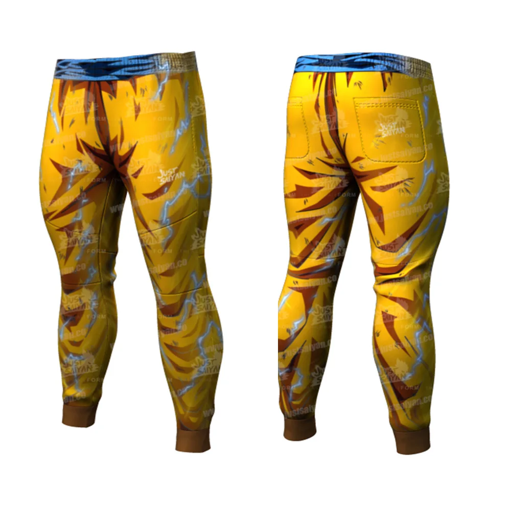 Men Compression Tight Leggings Running Sports Male Gym Fitness Jogging Pants Quick Dry Trousers Workout Training Yoga Bottoms