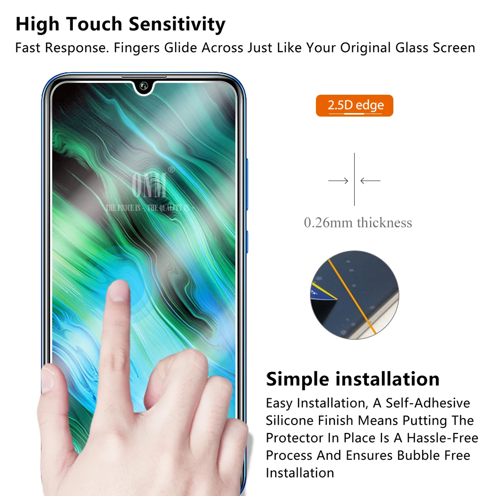 2 шт закаленное стекло для Huawei Honor 20e Защита экрана 20 Lite Защитная стеклянная пленка