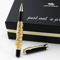 jinhao dragon pen luxury gold chinese emperor style dragon play roller ball pen best designer ballpoint gold pen