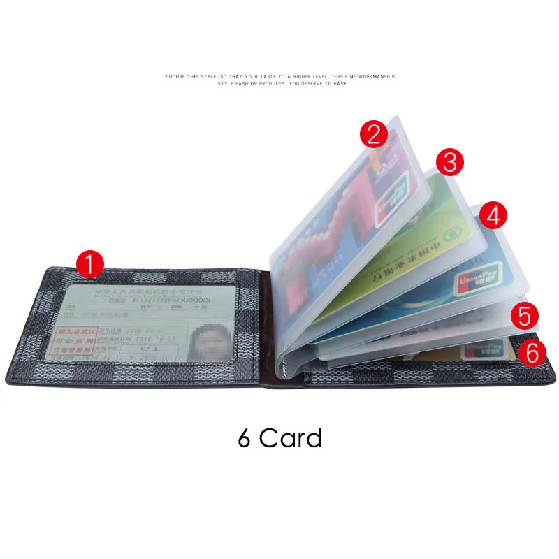 

Fashion Men/Women Driver's License Leather Cover Card/ID Holders License Driving Document/Photo Clip Protective For Male/Female