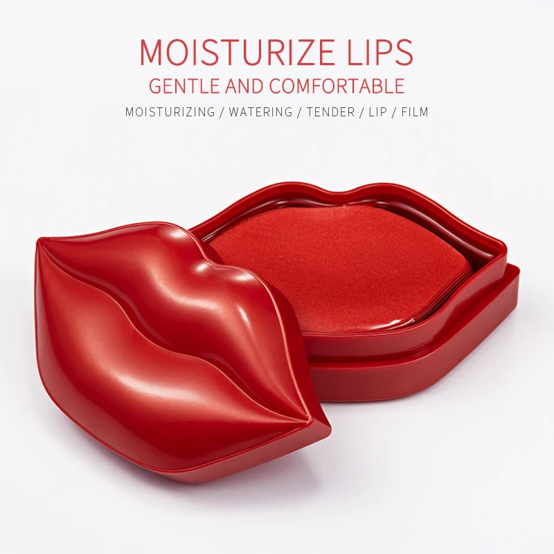 

Cherry Hydrating Moisturizing Lip Mask Anti-Drying Anti-Wrinkles Lines Lightening Vitamin C-rich 20Pcs Lips Moist Cosmetic TSLM1