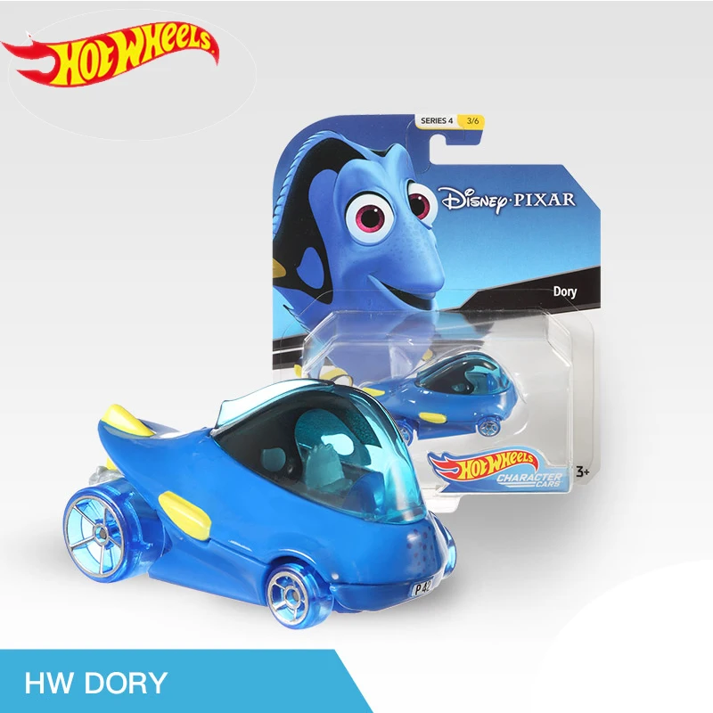 DORY Горячие колеса Дисней Классический Персонаж тема серийные автомобили Дональд Дак Микки Минни Пиноккио родители дети игрушки рождественские подарки GCK28 - Цвет: DORY