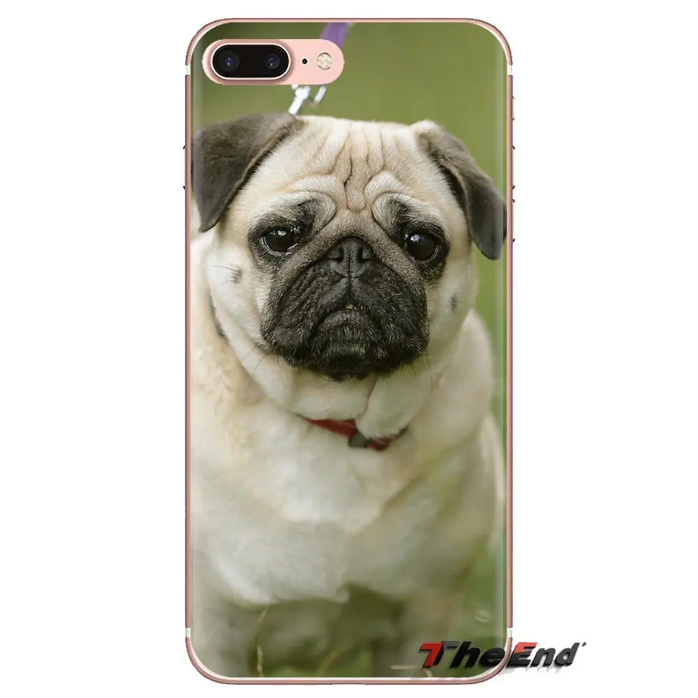 Для huawei G7 G8 P7 P8 P9 Lite Honor 4C 5X 5C 6X Коврики 7 8 9 Y3 Y5 Y6 II 2 Pro 2017 мопса мягкие прозрачные