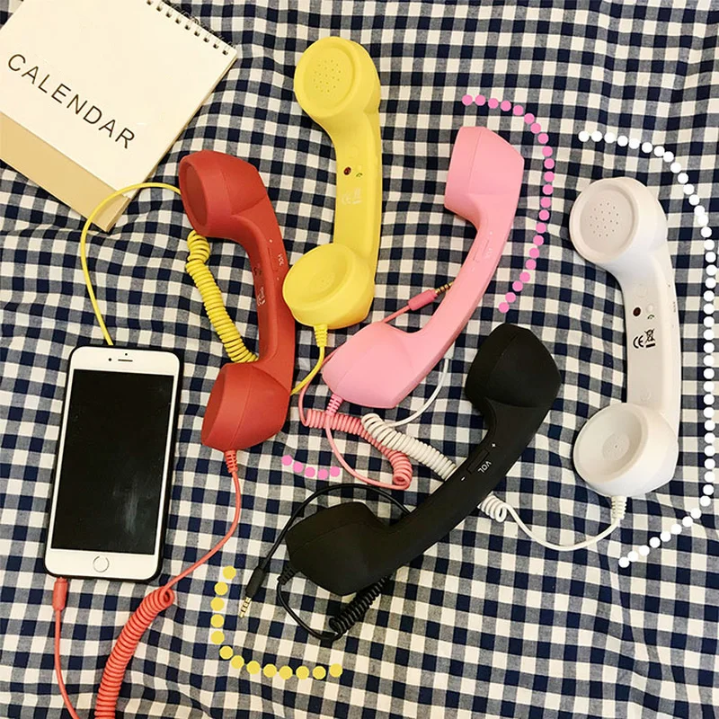 Классический ретро 3 5 мм комфорт телефонная трубка наушники портативный мини