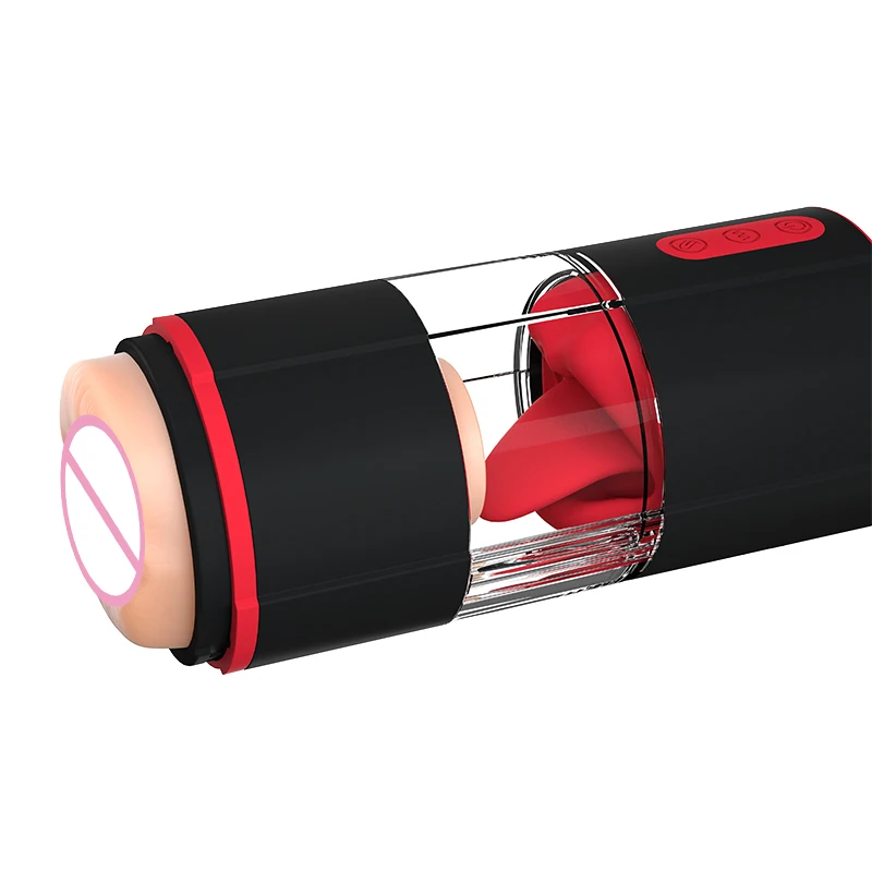 Мужской мастурбатор для мужчин 7 частоты лизание вибрирующий киска Глубокая