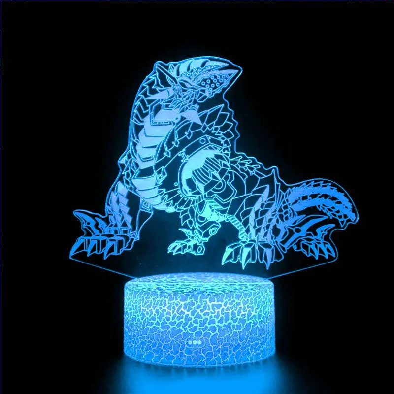 

3D for dinosaur series home decoration toys, children's doll, night light, creative decoration, three-dimensional effect light