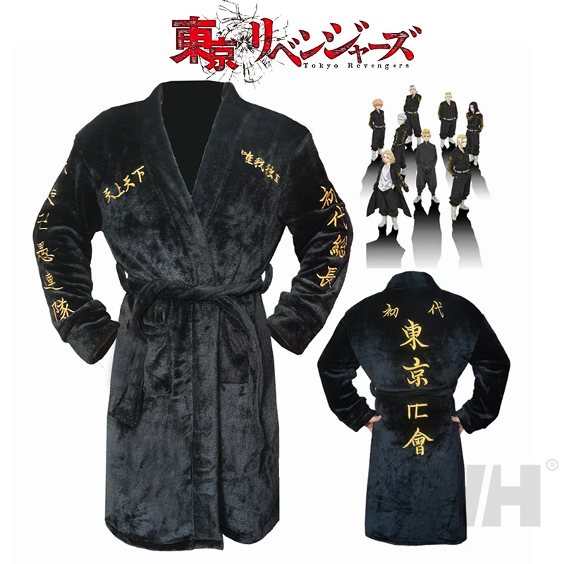 

Anime Tokyo Revengers Sano Manjiro Cosplay Costume Tokyo Manji Gang Mikey Bodysuit Pajamas Bathrobe Halloween Costumes