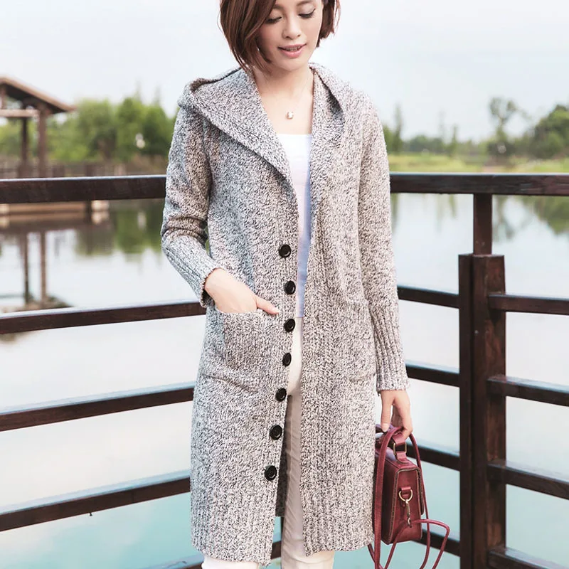 

Корейский однобортный большой кардиган, свитер, роскошная Высококачественная верхняя одежда, 2022 элегантная вязаная одежда BG202