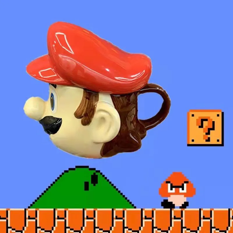 3D Керамическая кофейная кружка Super Mario для канализации чашка молока чая и