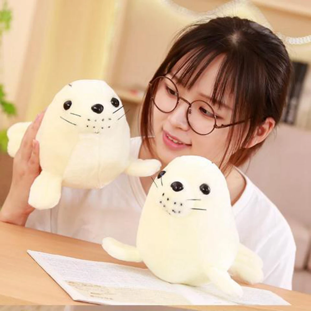 Фото 25 см милая детская плюшевая игрушка маленькая и нежная Kawaii супер мягкий аквариум сувенир животное детский подарок на день рождения и Рождество №2