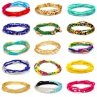 1 шт., Женская эластичная цепочка на талию, с бусинами