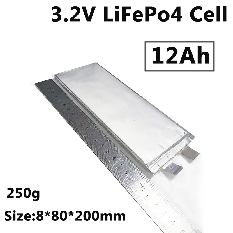 

GTK In stock!!LiFePo4 3.2v 12ah lithium battery 3.2v 12000mah LFP for diy 12v 24v energy storage motor inverter battery